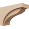 Ekena Millwork 7"W x 21"D x 14"H Classic Helena Rough Cedar Woodgrain TimberThane Corbel, Primed Tan CORUR07X21X14HELRCPR - alternate 1